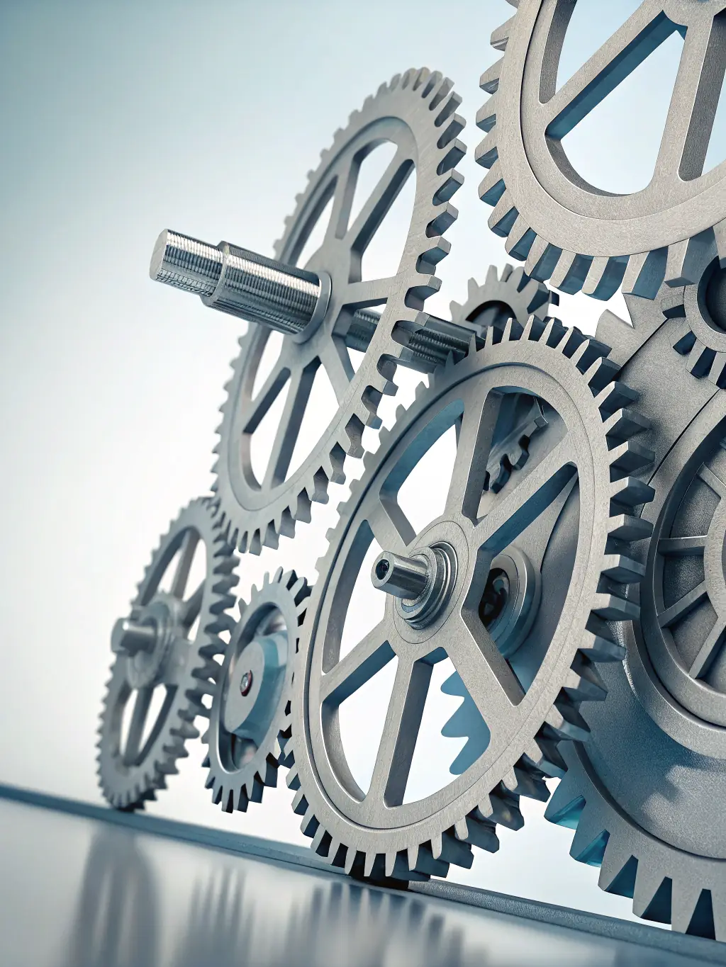 A high-quality image of various precision-engineered gears and components, emphasizing the quality and durability of Auto Gear's parts.